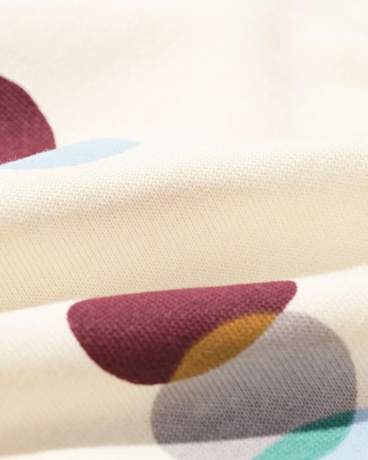 HEMA Babykledingset Sweatstof Abstract Ecru - Foto 2