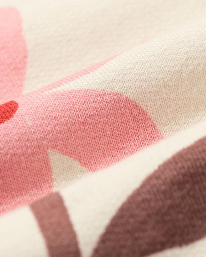 HEMA Babykledingset Sweatstof Rib Bloemen Ecru (ecru) - Foto 2