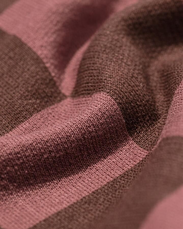 HEMA Babykledingset Sweatstof Ruiten Bruin