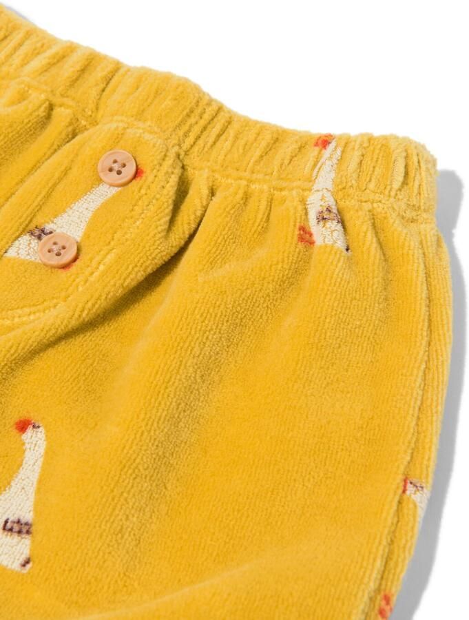 HEMA Babykledingset Velours Ganzen Olijf (olijf) - Foto 2