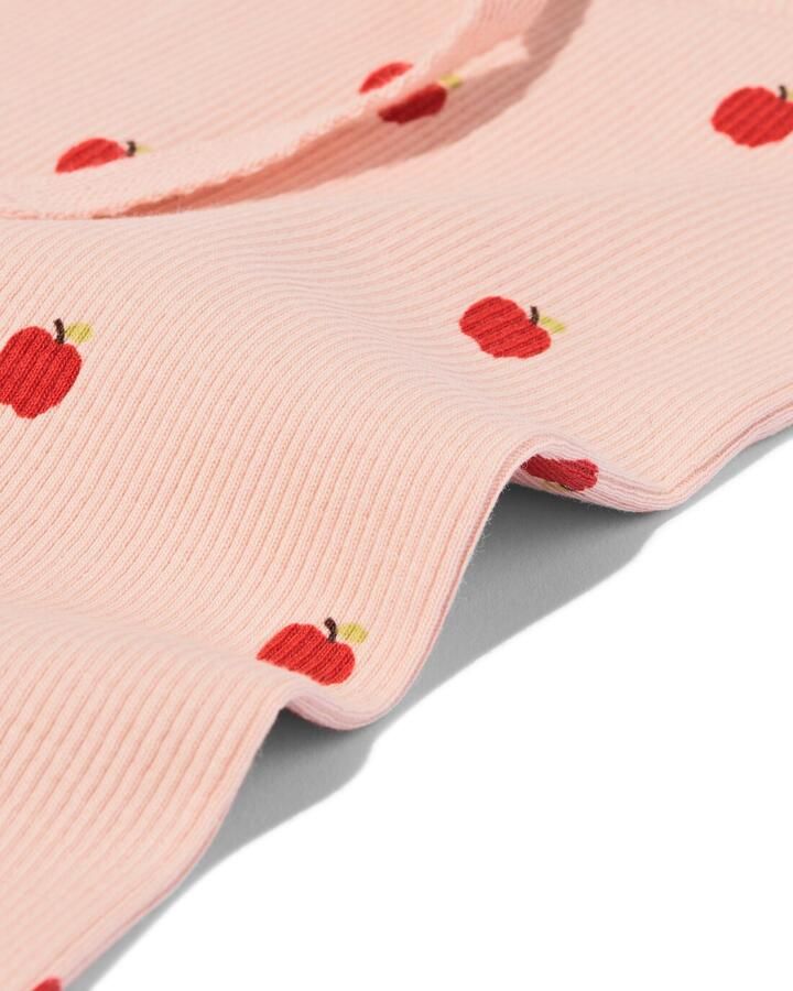 HEMA Babylegging Aansluitend Rib Appeltjes 2 Stuks Bordeauxrood (bordeauxrood) - Foto 2