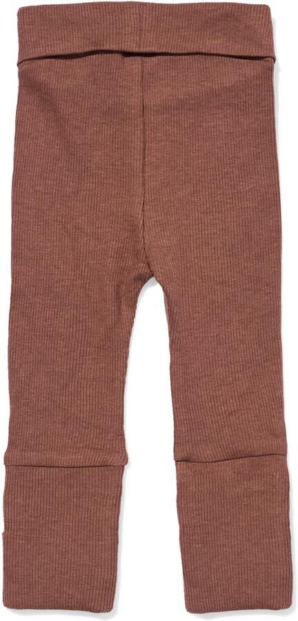HEMA Babylegging Aansluitend Rib Bruin (bruin) - Foto 2