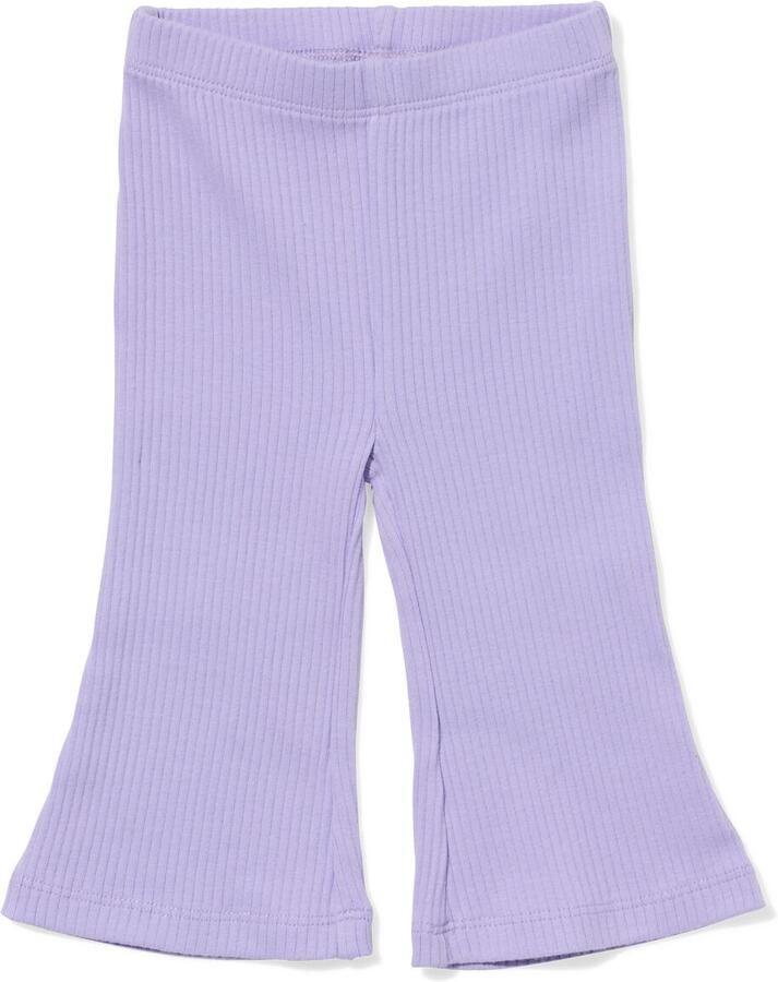HEMA Babylegging Flared Fit Rib Paars (paars) - Foto 2