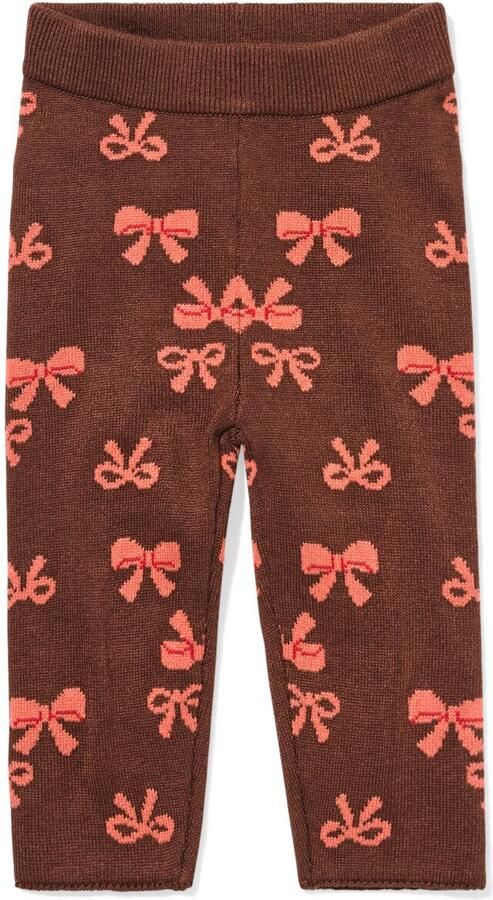 HEMA Babylegging Strikjes Donkerbruin (donkerbruin) - Foto 2