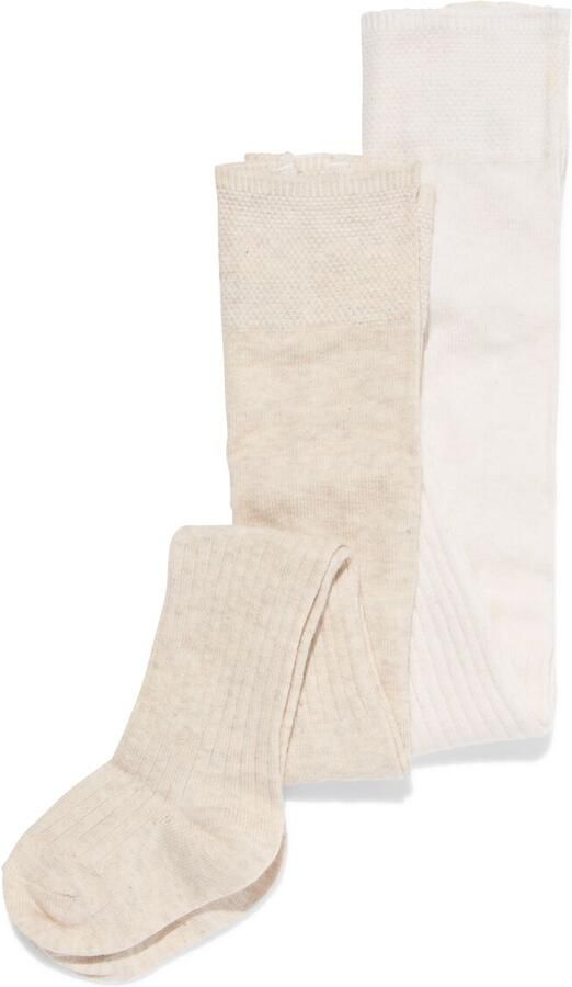 HEMA Babymaillots Rib 2 Stuks Beige (beige)