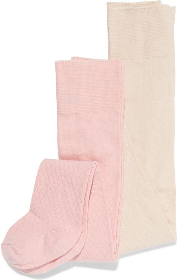 HEMA Babymaillots Rib 2 Stuks Lichtroze (lichtroze) - Foto 4