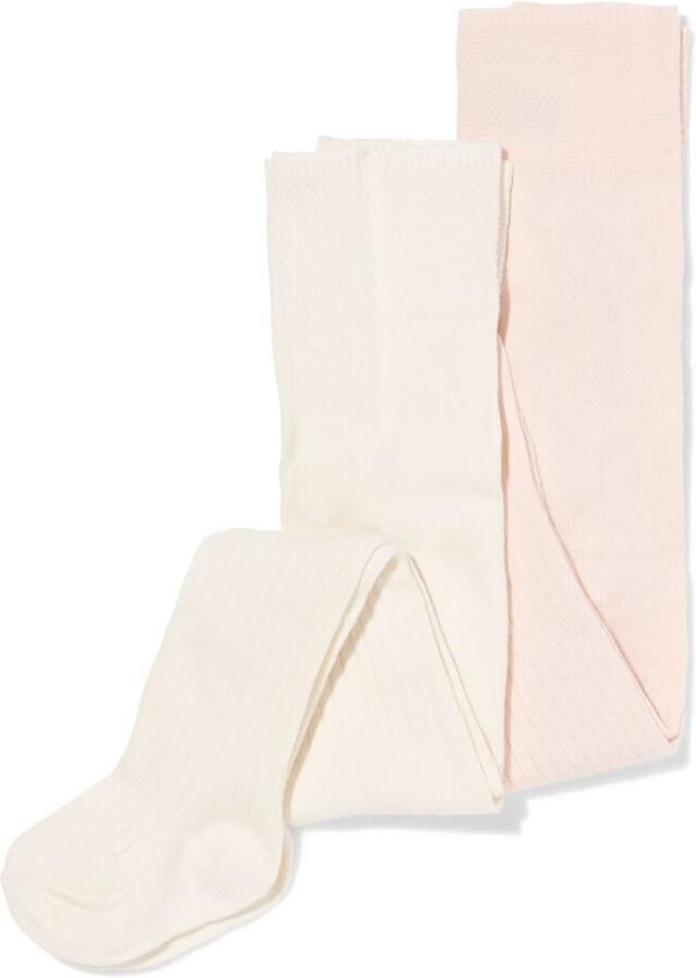 HEMA Babymaillots Rib 2 Stuks Lichtroze (lichtroze) - Foto 2