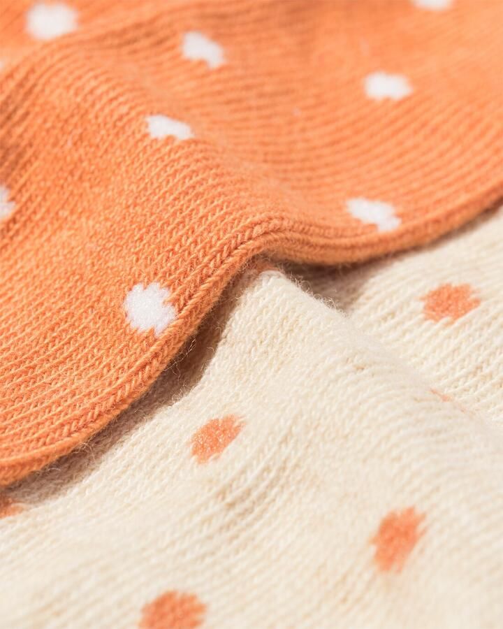 HEMA Babymaillots Stippen 2 Stuks Middenbruin (middenbruin)