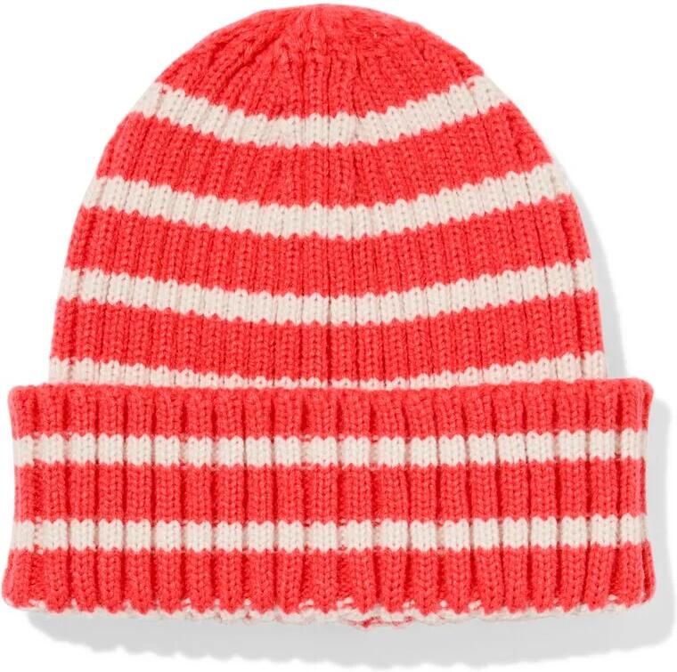 HEMA Babymuts Rib Strepen Felroze (felroze) - Foto 2