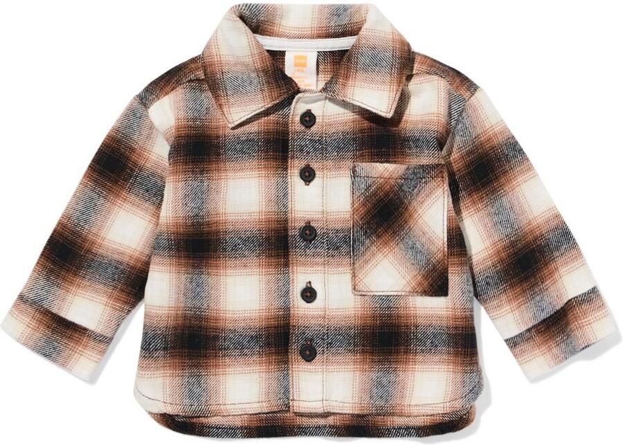 HEMA Babyoverhemd Ruiten Bruin (bruin) - Foto 2