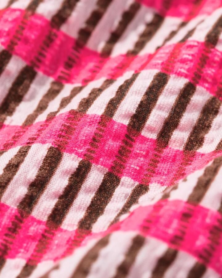HEMA Babyplaysuit Seersucker Strepen Roze (roze)