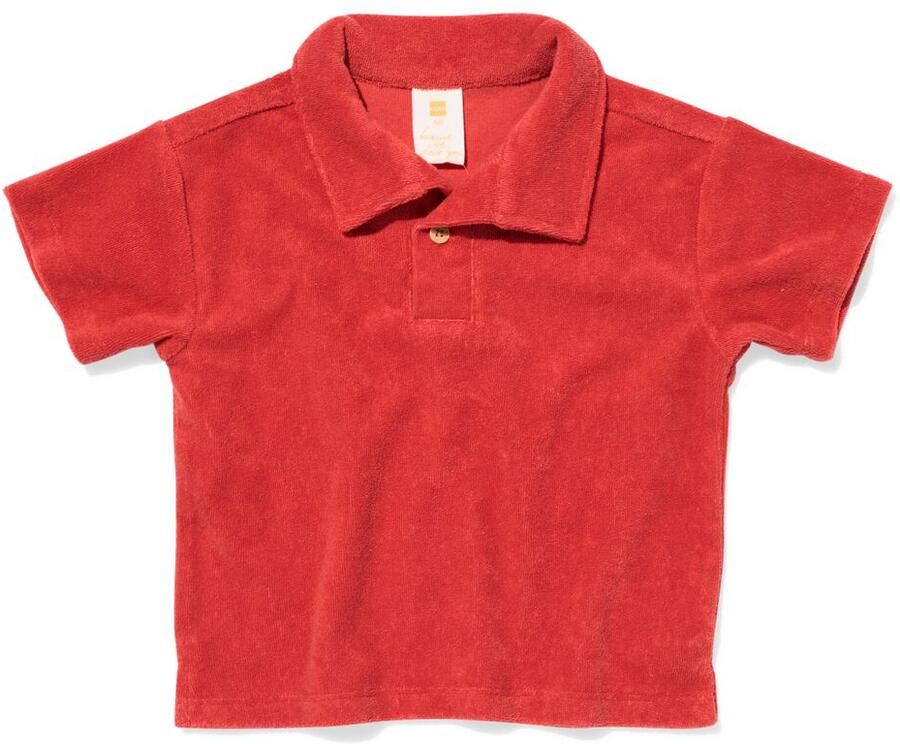 HEMA Babypolo Badstof Rood (rood)
