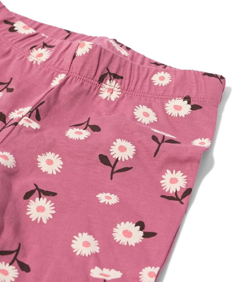 HEMA Babypyjama Bloemen Donkerblauw (donkerblauw) - Foto 2