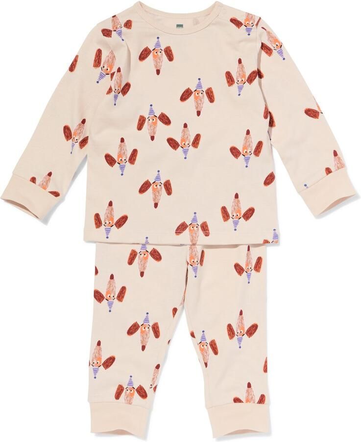 HEMA Babypyjama Feesthonden Gebroken Wit (gebroken wit) - Foto 2