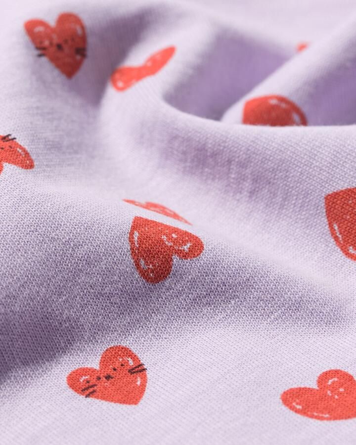 HEMA Babypyjama Hartjes Lila (lila) - Foto 2