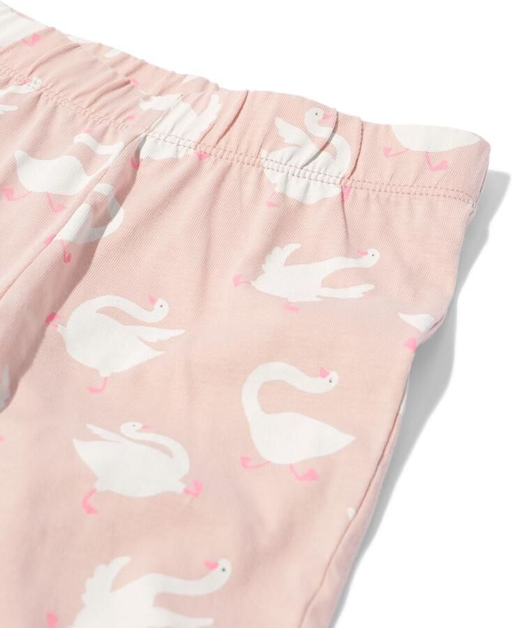 HEMA Babypyjama Zwanen Lichtroze (lichtroze) - Foto 2