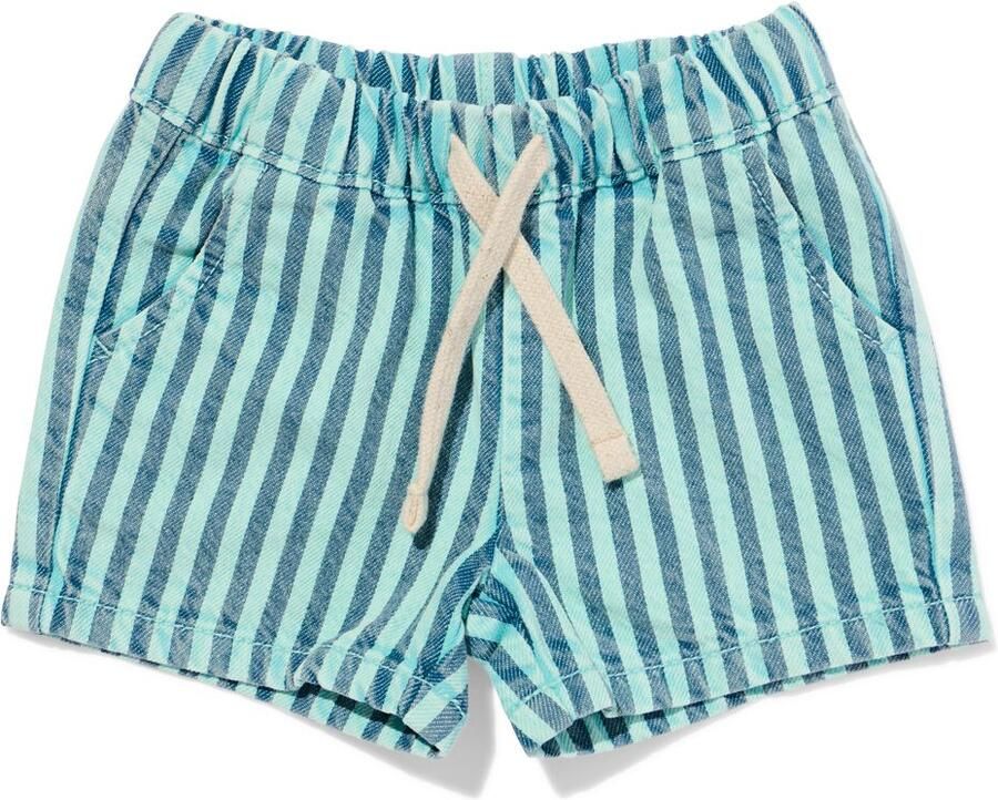 HEMA Babyshort Comfy Fit Strepen Groen (groen) - Foto 2