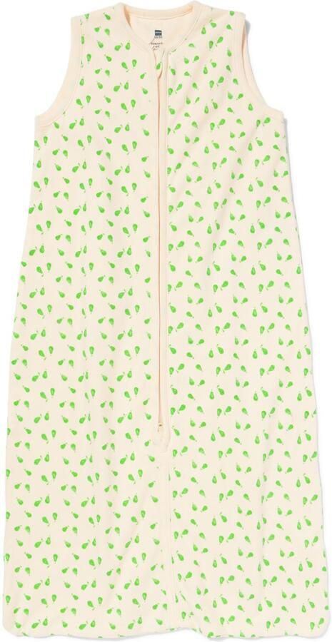 HEMA Babyslaapzak Mouwloos Katoen 1tog Peren Beige (beige) - Foto 2