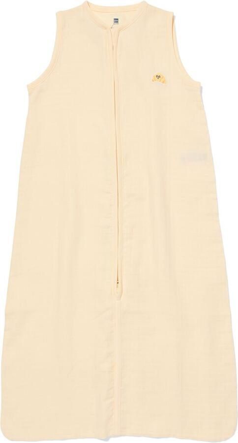HEMA Babyslaapzak Mouwloos Mousseline 0.5tog Croissant Beige (beige) - Foto 2