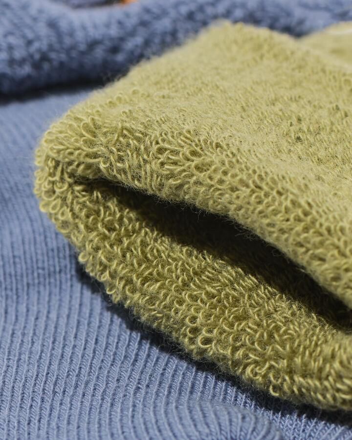 HEMA Babysokken Badstof Hondjes 2 Paar Middenblauw (middenblauw) - Foto 2