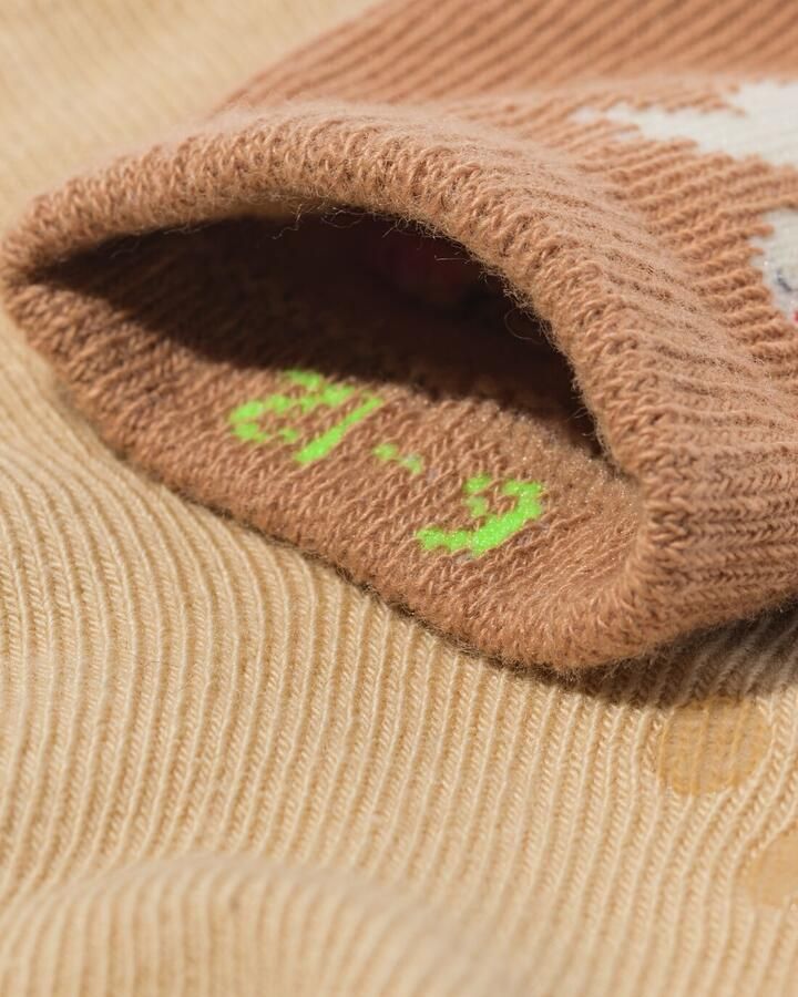 HEMA Babysokken Ganzen 5 Paar Bruin (bruin)