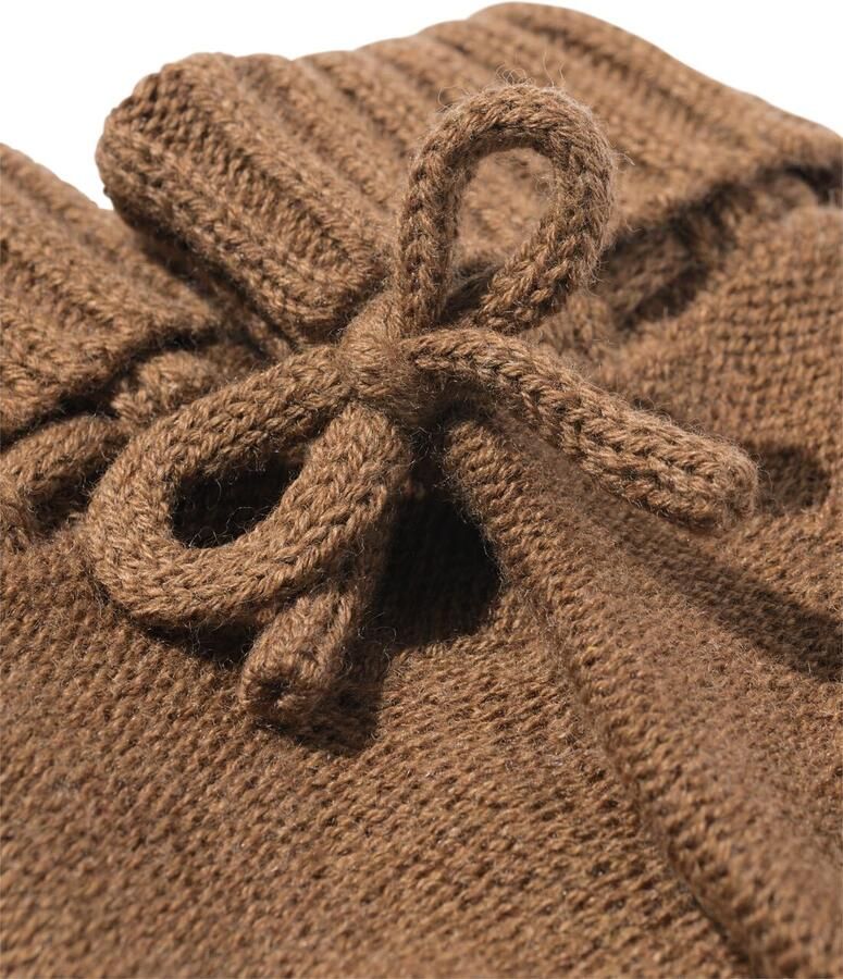 HEMA Babysokken Gebreid Wol Bruin (bruin)