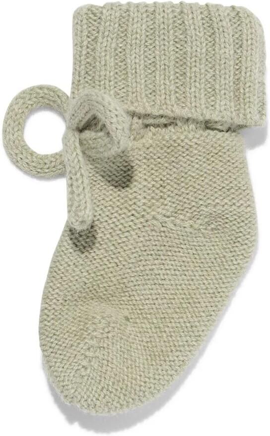 HEMA Babysokken Gebreid Wol Middengroen (middengroen) - Foto 2