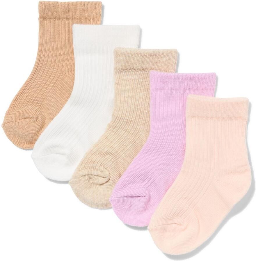 HEMA Babysokken Met Katoen 5 Paar Roze (roze) - Foto 2