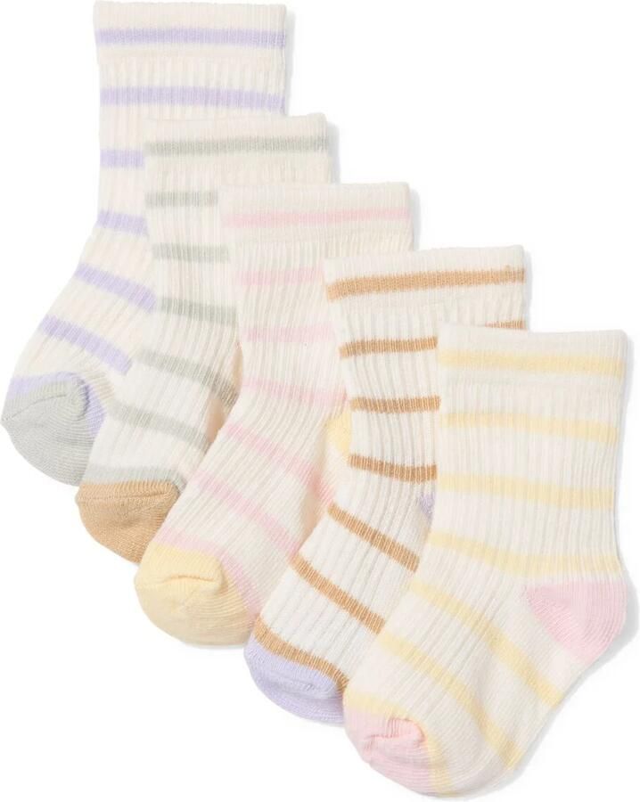 HEMA Babysokken Strepen 5 Paar Multicolor (multicolor)