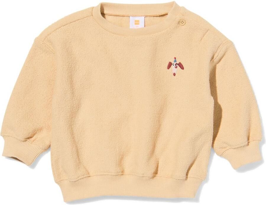 HEMA Babysweater Hond Zand (zand) - Foto 2