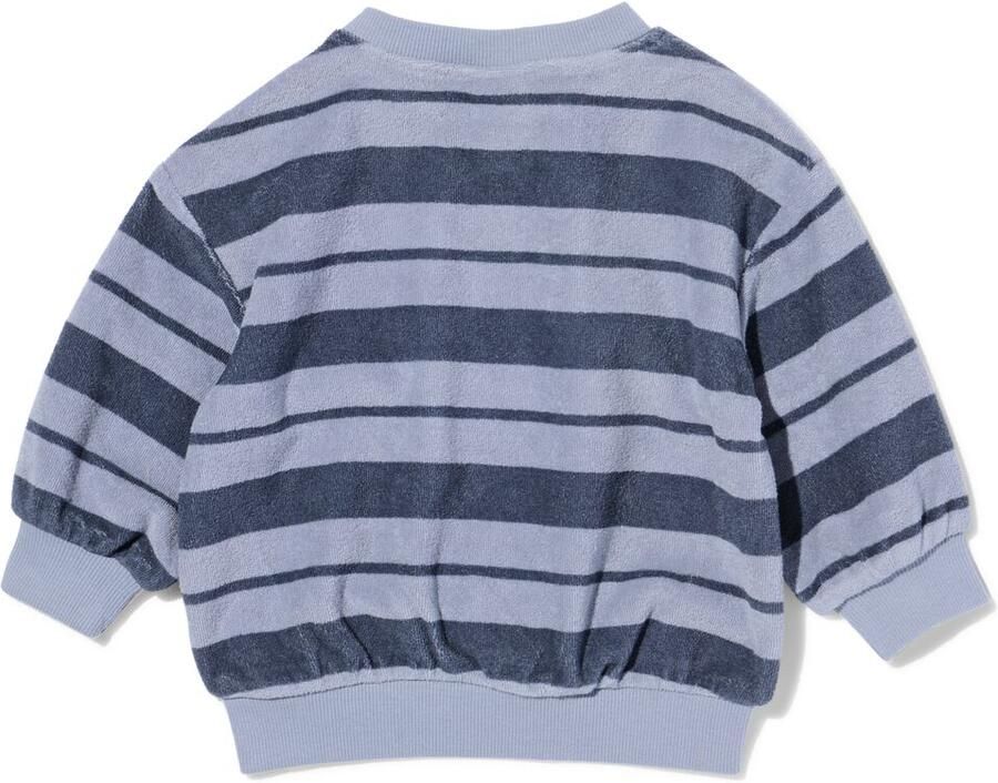 HEMA Babytrui Badstof Strepen Blauw (blauw) - Foto 2