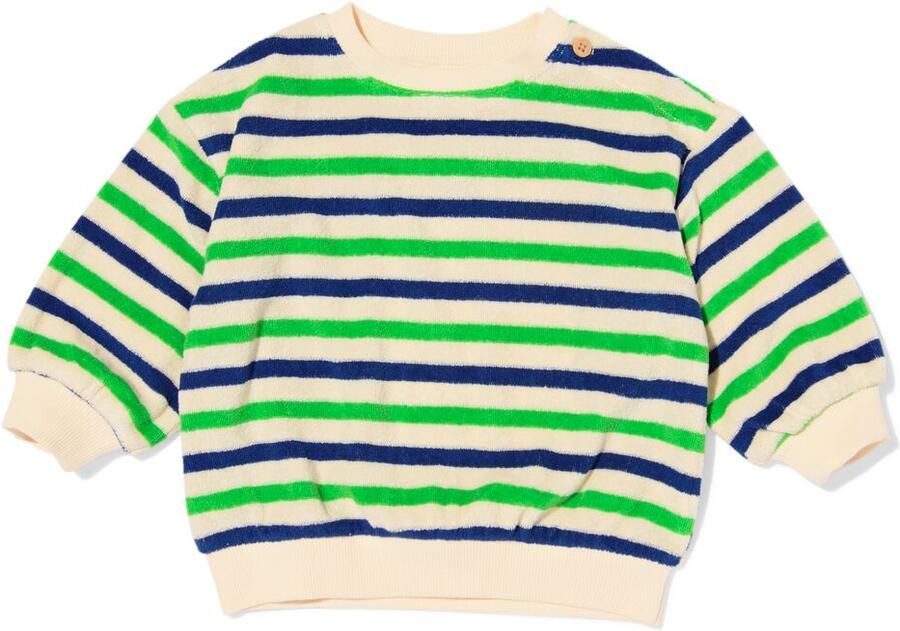 HEMA Babytrui Badstof Strepen Ecru (ecru)