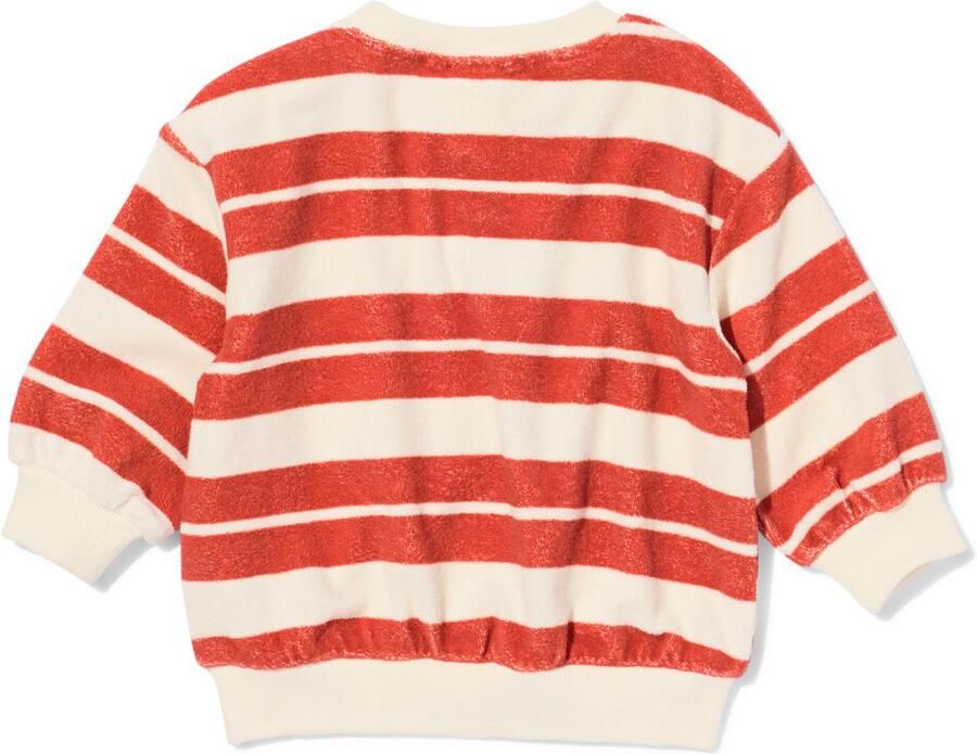 HEMA Babytrui Badstof Strepen Rood (rood) - Foto 2