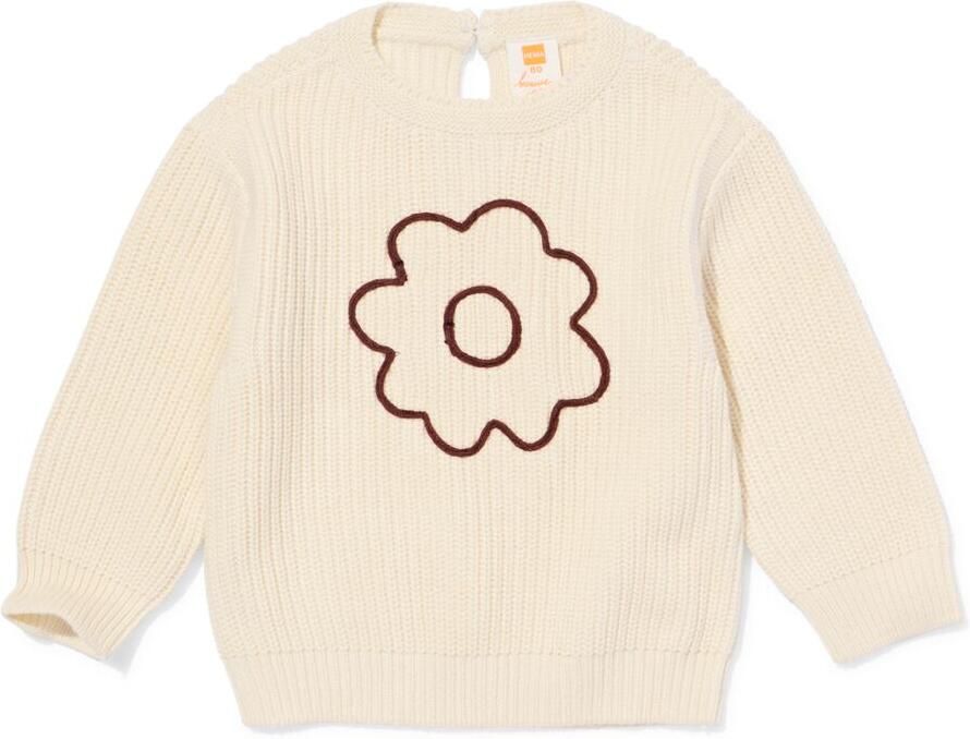 HEMA Babytrui Bloemen Ecru (ecru)