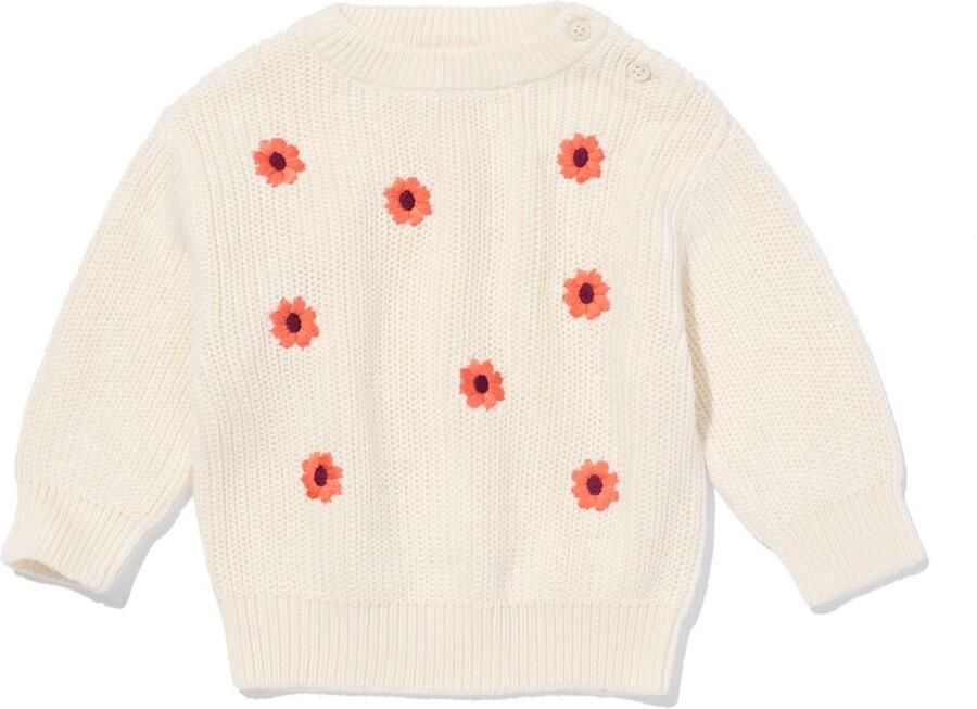 HEMA Babytrui Bloemen Ecru (ecru) - Foto 2