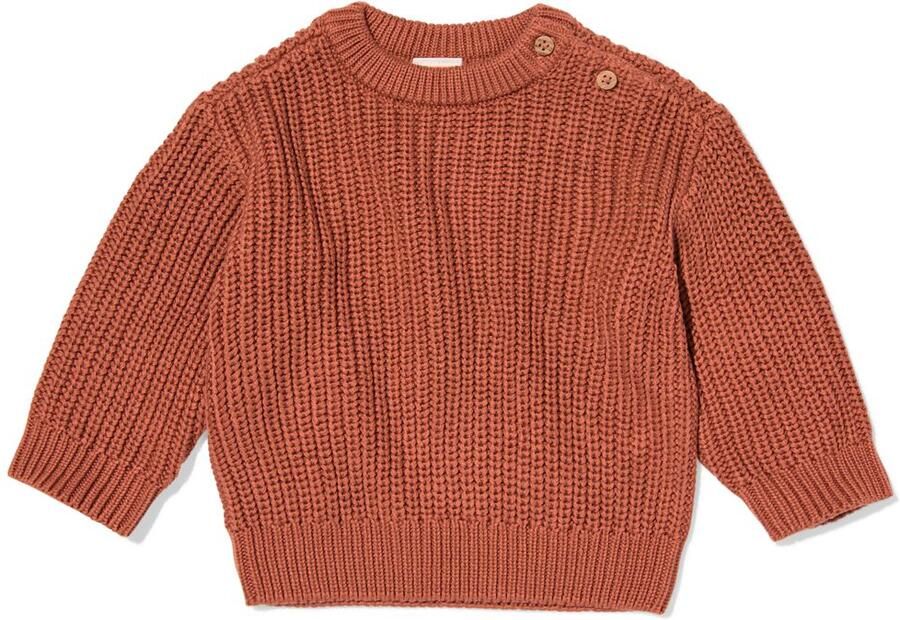 HEMA Babytrui Grofgebreid Bruin (bruin)
