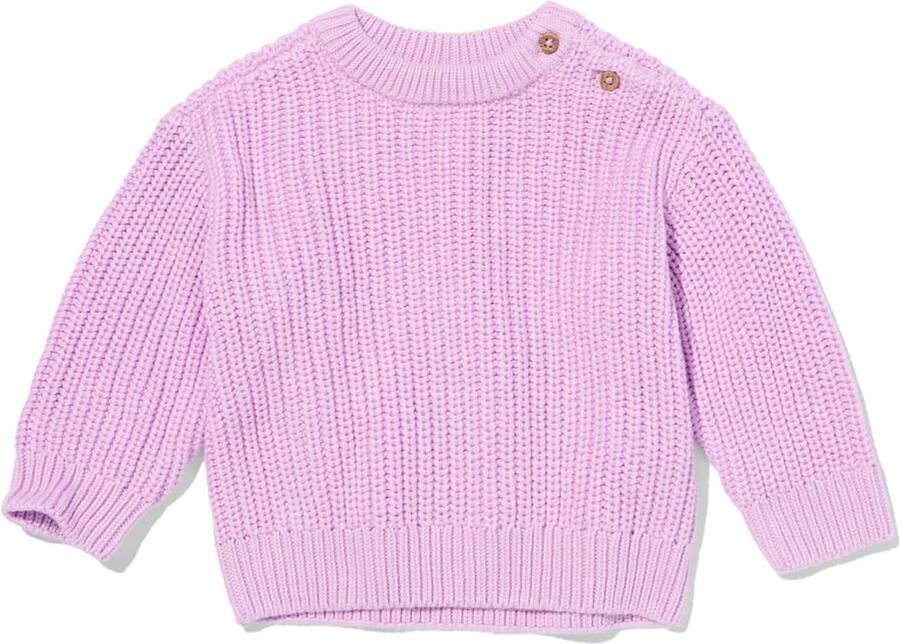 HEMA Babytrui Grofgebreid Paars (paars)