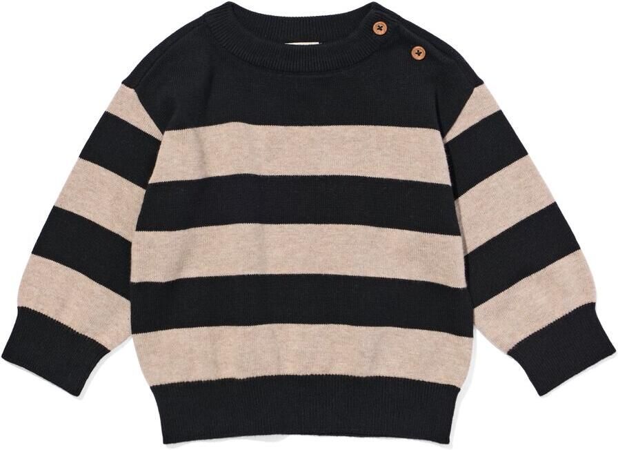 HEMA Babytrui Strepen Zwart (zwart)