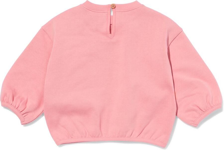 HEMA Babytrui Sweatstof Appel Roze (roze) - Foto 2