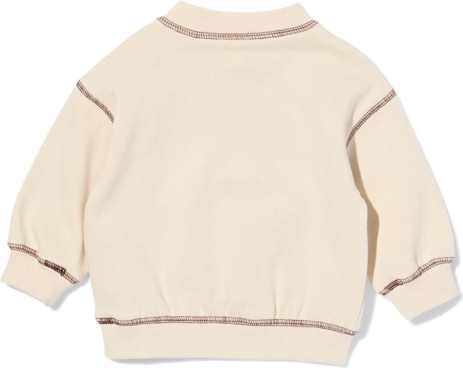 HEMA Babytrui Sweatstof Hond Ecru (ecru) - Foto 2