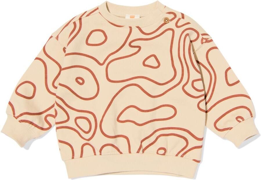 HEMA Babytrui Sweatstof Swirl Ecru (ecru) - Foto 2