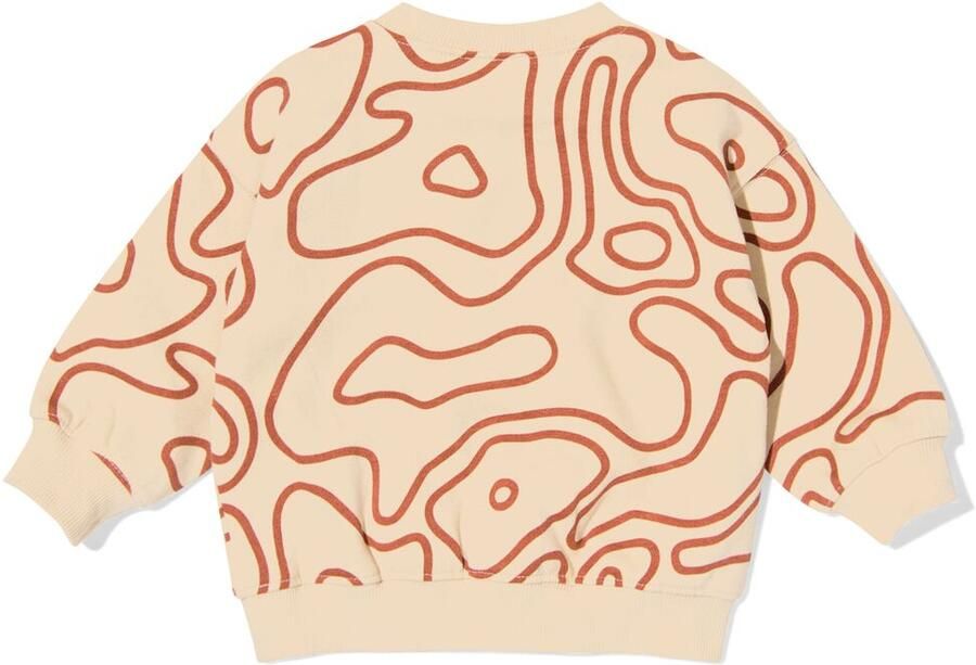 HEMA Babytrui Sweatstof Swirl Ecru (ecru)