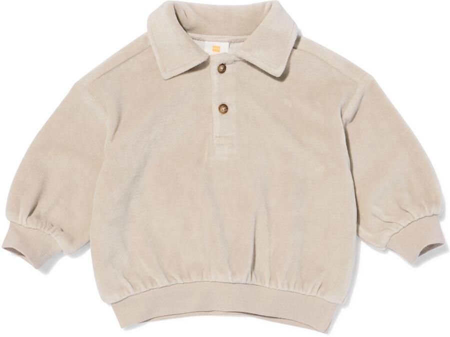 HEMA Babytrui Velours Grijs