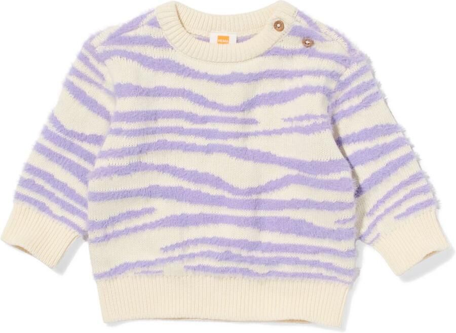 HEMA Babytrui Zebra Paars (paars) - Foto 1