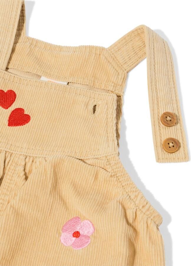 HEMA Babytuinbroek Corduroy Zand (zand)