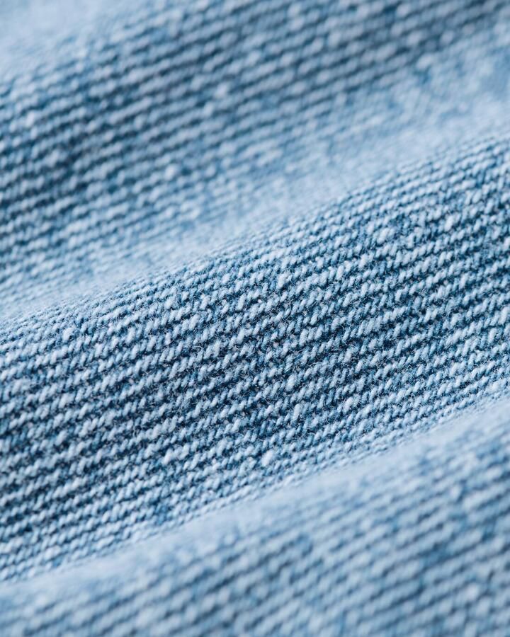 HEMA Babytuinbroek Denim Middenblauw (middenblauw) - Foto 2