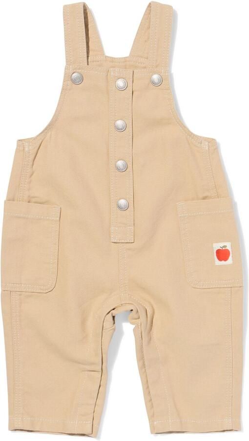 HEMA Babytuinbroek Geweven Beige (beige)