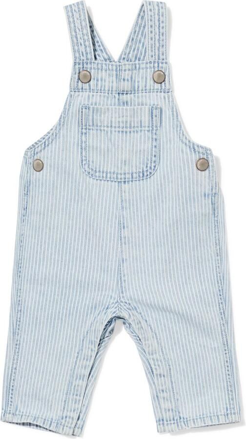 HEMA Babytuinbroek Strepen Denim (denim) - Foto 2