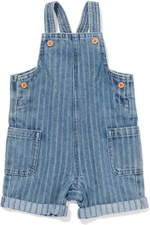 HEMA Babytuinbroek Strepen Denim (denim) - Foto 2