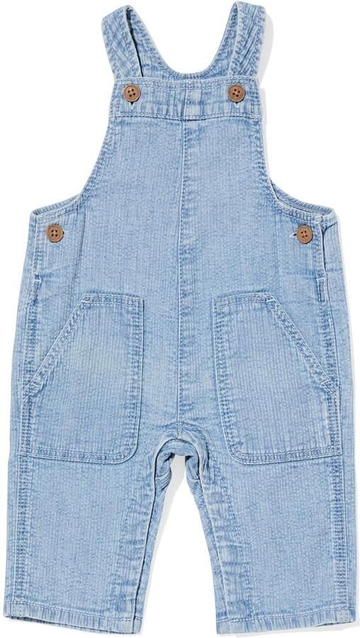 HEMA Babytuinbroek Strepen Denim (denim) - Foto 2